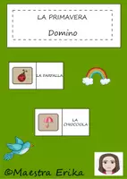 anteprima - Giochi - La primavera, domino - Pagina di copertina