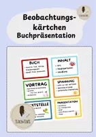 Vorschau - Bildkarten - Materialpaket zum Thema Buchvorstellung - Seite 1