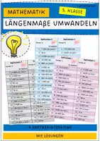 Vorschau - Arbeitsblätter - Kopfrechenaufgaben 5. Klasse - Deckblatt