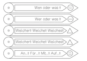 Vorschau - Mal- und Bastelvorlagen - Satzstern nach Montessori als Fächer (inkl. pptx Datei) - Seite 3