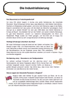 Vorschau - Arbeitsblätter - Die Industrialisierung (Einführungsstunde) - Seite 1