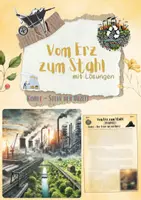 Vorschau - Unterrichtsreihen - Vom Erz zum Stahl: Kohle – Der "Stein" aus der Urzeit (5. & 6. Klasse Weltkunde | Erdkunde | Wirtschaft) - Deckblatt