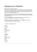 Vorschau - Klassenarbeiten - 🎵 Musik und Mathematik: Spiegelung von Melodien - Seite 1