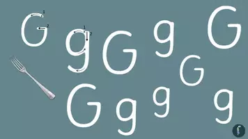 Vorschau - Präsentationen/Tafelbilder - Buchstabeneinführung_Gg_Grundschrift_Deutsch_Kl1 - Seite 3