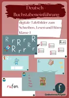 Vorschau - Präsentationen/Tafelbilder - Buchstabeneinführung_Rr_Grundschrift_Deutsch_Kl1 - Deckblatt