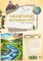 Vorschau - Unterrichtsreihen - Landwirtschaft und Wasser in Deutschland: Almwirtschaft und Vegetation (5. & 6. Klasse, Weltkunde | Nawi | Erdkunde) - Deckblatt