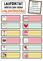 Vorschau - Unterrichtsreihen - Laufdiktat / Schleichdiktat Valentinstag - DaZ/DaF, Deutsch (Diktat) - Seite 3