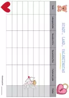 Vorschau - Arbeitsblätter - Stadt, Land, Fluss Valentinstag - DaZ/DaF, Deutsch (Klassenspiel) - Seite 1
