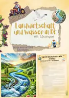 Vorschau - Unterrichtsreihen - Landwirtschaft und Wasser in Deutschland: Küstenlandschaften & Küstenschutz (5. & 6. Klasse, Weltkunde | Nawi | Erdkunde) - Deckblatt