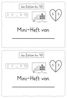 Vorschau - Unterrichtsreihen - Miniheft Mathe Klasse 1 ZR 10 - Seite 1