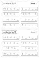 Vorschau - Unterrichtsreihen - Miniheft Mathe Klasse 1 ZR 10 - Seite 3