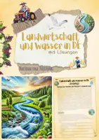 Vorschau - Unterrichtsreihen - Landwirtschaft und Wasser in Deutschland: Nachhaltige Nutzung von Wasser und Landwirtschaft (5. & 6. Klasse, Weltkunde | Nawi | Erdkunde) - Deckblatt