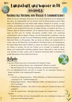 Vorschau - Unterrichtsreihen - Landwirtschaft und Wasser in Deutschland: Nachhaltige Nutzung von Wasser und Landwirtschaft (5. & 6. Klasse, Weltkunde | Nawi | Erdkunde) - Seite 1