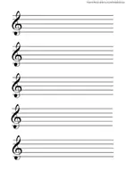 anteprima - Esercizi - Pentagrammi vuoti e con chiave di violino - Pagina 3