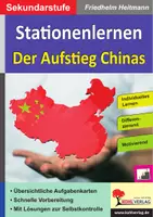 Vorschau - Arbeitsblätter - Stationenlernen Der Aufstieg Chinas | Chinesische Geschichte, Mao, Volksrepublik, Kommunismus, Weltmacht, Wirtschaftsmacht | Geschichte Sekundarstufe Klasse 5-11 Lösungen - Deckblatt