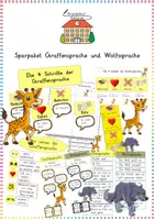Vorschau - Arbeitsblätter - Giraffensprache & Wolfssprache: XXL Sparpaket - Soziales Lernen - Kl. 3/4 (Konfliktlösung) - Deckblatt