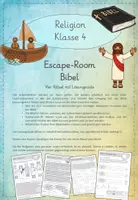 Vorschau - Arbeitsblätter - Escape-Room Bibel (Klasse 3) - Deckblatt