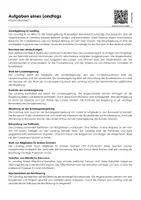 Vorschau - Arbeitsblätter - Aufgaben eines Landtags (Infotext und Übungen) - Deckblatt