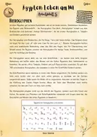 Vorschau - Unterrichtsreihen - Ägypten – Leben am Nil: Hieroglyphen (5. & 6. Klasse, Weltkunde | Nawi | Erdkunde | Geschichte) - Seite 1