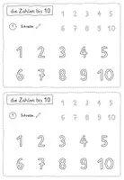 Vorschau - Arbeitsblätter - Miniheft Mathe Klasse 1: Zahlenraum bis 10 - Seite 3