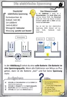Vorschau - Arbeitsblätter - Die elektrische Spannung (differenziert) - Seite 2