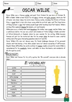 Vorschau - Arbeitsblätter - Oscar Wilde Englisch Reading Comprehension 9 Klasse Englisch Textverständnis - Seite 1
