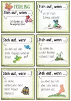 Vorschau - Spiele - Frühling – Steh auf, wenn… Bewegungsspiel (35 Karten) Frühlingszeit - Seite 3