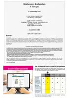 Vorschau - Arbeitsblätter - Wochenplan Sachrechnen Klasse 6 | Textaufgaben, Maßeinheiten, Geld, Brüche, Prozentrechnung, Geometrie, Statistik | Mathematik Sekundarstufe I Klasse 6 Lösungen - Seite 1