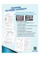 Vorschau - Arbeitsblätter - Feuerwerk - Flammenfärbung im Chemieunterricht - Deckblatt