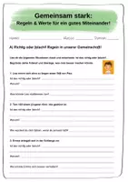 Vorschau - Arbeitsblätter - Gemeinschaft stärken – Werte & Regeln im Ethikunterricht der Grundschule - Seite 3