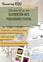 Vorschau - Arbeitsblätter - Periodensystem - Elemente | Steckbrief | Natur und Technik - Deckblatt