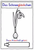 Vorschau - Arbeitsblätter - Schneeglöckchen ARBEITSHEFT Klasse 1-4 Grundschule - Seite 1