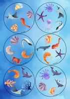 Vorschau - Stationenlernen - 🐳Unterwasser Finde den Zwilling "Spot it" Dobble® Sommer - Seite 3