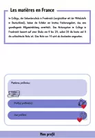 Vorschau - Arbeitsblätter - Flipbook: Au collège - Seite 3
