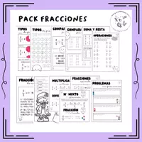 Vista previa - Hojas de trabajo - PACK DE FRACCIONES MUY COMPLETO - Portada