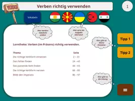 Vorschau - Stationenlernen - Digitale Lerntheke: Verben im Präsens (DaZ) - Seite 2