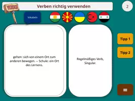 Vorschau - Stationenlernen - Digitale Lerntheke: Verben im Präsens (DaZ) - Seite 3