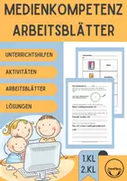 Vorschau - Stundenentwürfe - Medienkompetenz Arbeitsblätter für die Medienbildung Klasse 1 2 - Deckblatt
