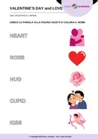 anteprima - Esercizi - San Valentino e l'Amore / Inglese Beginner - Pagina 1