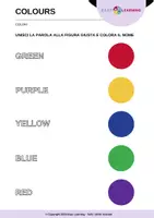 anteprima - Materiale di supporto/inclusione - Indovina i Colori - Guess the Colours / Inglese Beginner - Pagina 1