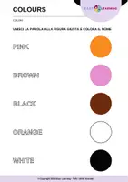 anteprima - Materiale di supporto/inclusione - Indovina i Colori - Guess the Colours / Inglese Beginner - Pagina 2