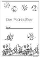 Vorschau - Unterrichtsreihen - Frühblüher Arbeitsblätter, Lerntheke, Lernheft differenziert Klasse 1, 2, 3 - Seite 1