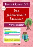 Vorschau - Text - Das geheimnisvolle Baumhaus - Vorlesetheater (Klasse 2-4) - Deckblatt