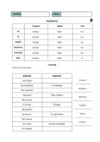 Vorschau - Arbeitsblätter - Presente de indicativo -ar, -er, -ir, Arbeitsblatt - Seite 1
