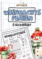 Vorschau - Mal- und Bastelvorlagen - DaZ-Material zum Winter: Heft, 4 Spiele, Steckbriefe & Ausmalbild - Seite 1
