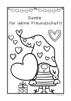 Vorschau - Mal- und Bastelvorlagen - Ausmalbilder - Valentinstag - Seite 3