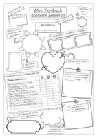 Vorschau - Arbeitsblätter - Mein Lehrerzeugnis / Feedback an meine Lehrkraft - Seite 2