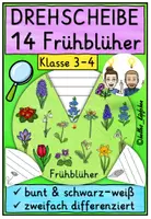 Vorschau - Mal- und Bastelvorlagen - Frühblüher Klasse 3-4 DREHSCHEIBE basteln - Deckblatt