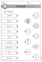 Vorschau - Arbeitsblätter - Carnival (Fasching, Karneval) Arbeitsblatt differenziert - Englisch kostenlos - Seite 3