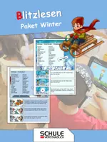 Vorschau - Unterrichtsreihen - Blitzlesen - Leseförderung - 20 Videos - Schullizenz - Deckblatt